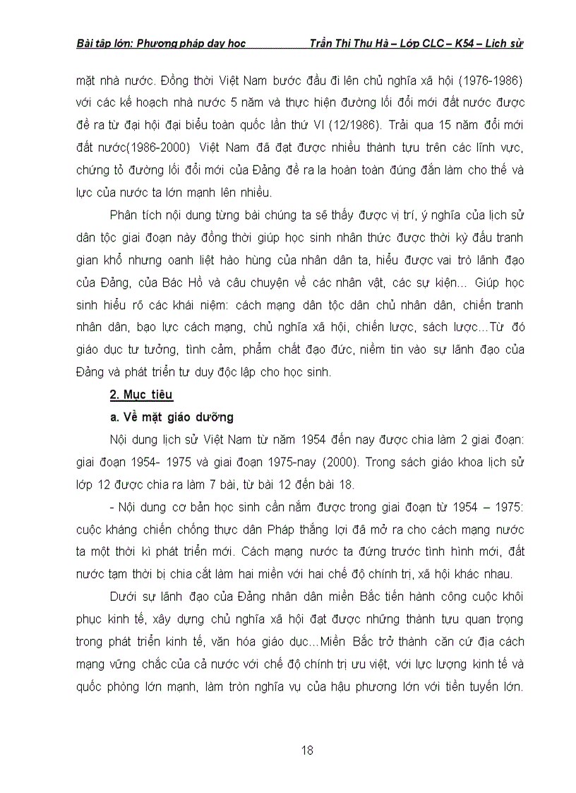 image for page Phuơng pháp sử dụng mẩu chuyện trong dạy học lịch sử Việt Nam từ 1954 đến nay ở trường phổ thông nhằm nâng cao hiệu quả bài học