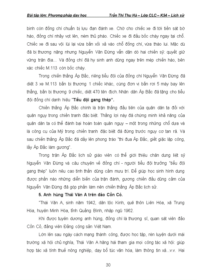 image for page Phuơng pháp sử dụng mẩu chuyện trong dạy học lịch sử Việt Nam từ 1954 đến nay ở trường phổ thông nhằm nâng cao hiệu quả bài học