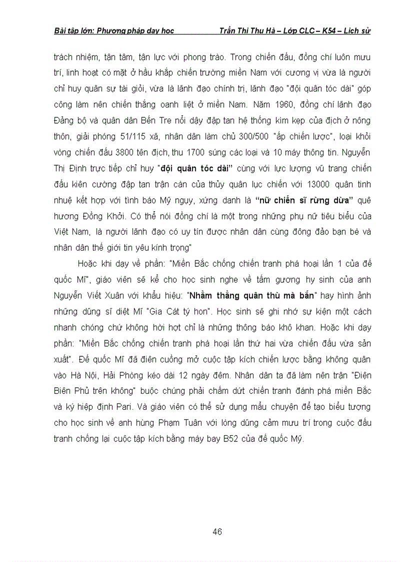 image for page Phuơng pháp sử dụng mẩu chuyện trong dạy học lịch sử Việt Nam từ 1954 đến nay ở trường phổ thông nhằm nâng cao hiệu quả bài học