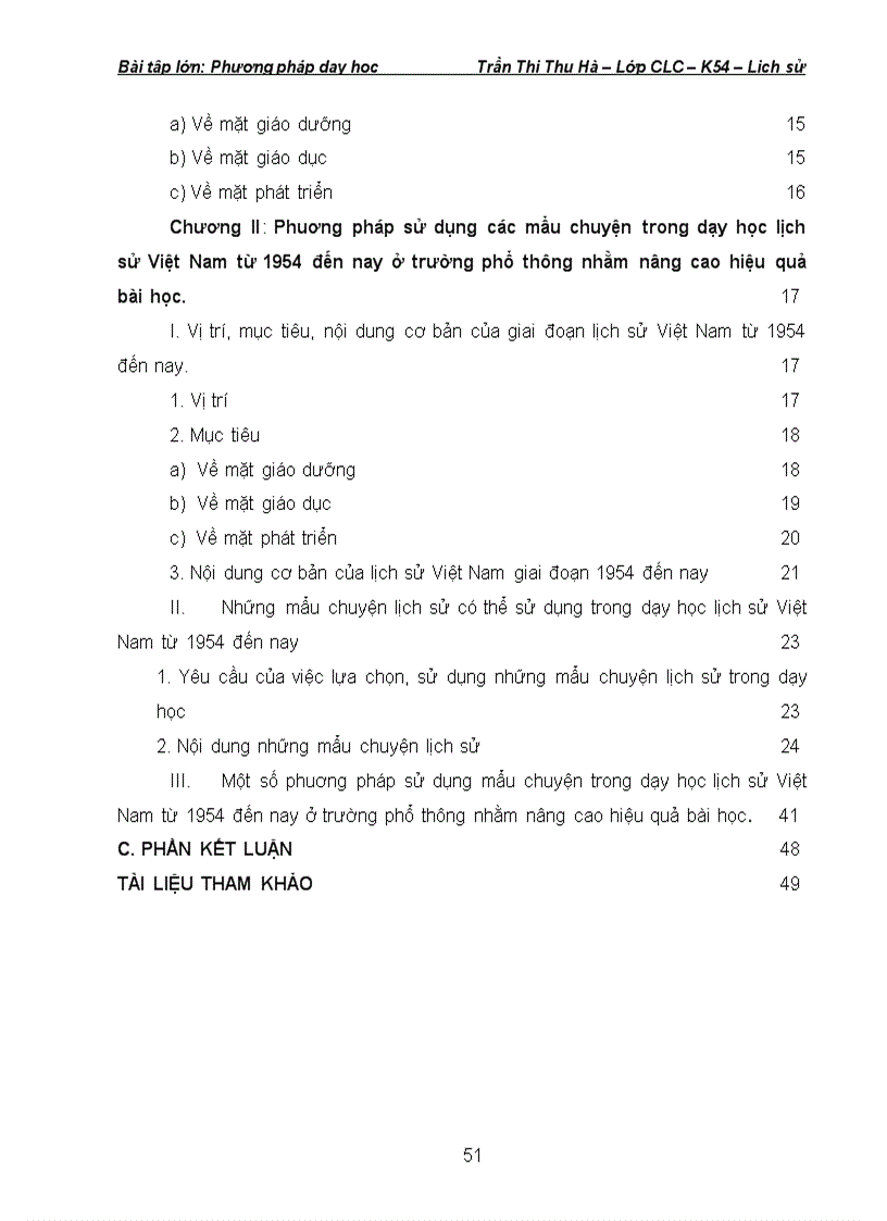image for page Phuơng pháp sử dụng mẩu chuyện trong dạy học lịch sử Việt Nam từ 1954 đến nay ở trường phổ thông nhằm nâng cao hiệu quả bài học