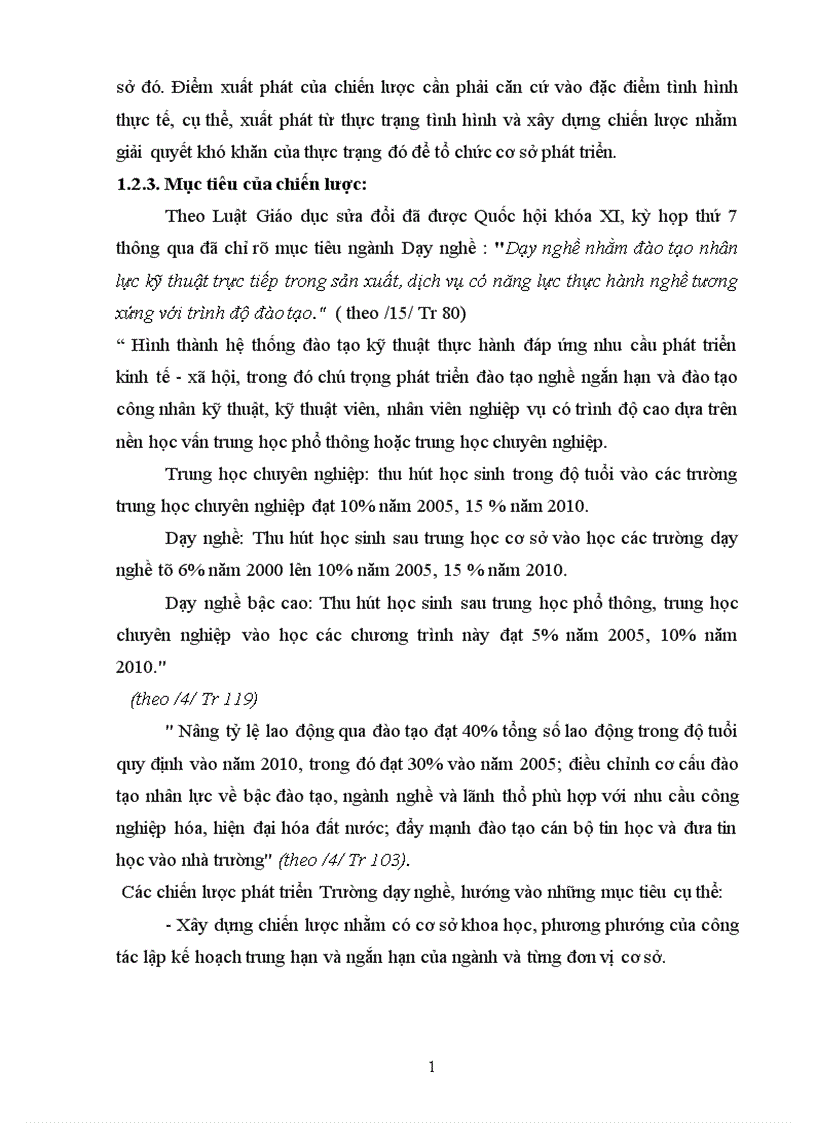 image for page Sử dụng phương pháp khung Logic để xây dựng chiến lược phát triển của Trường Kỹ nghệ I đến năm 2010