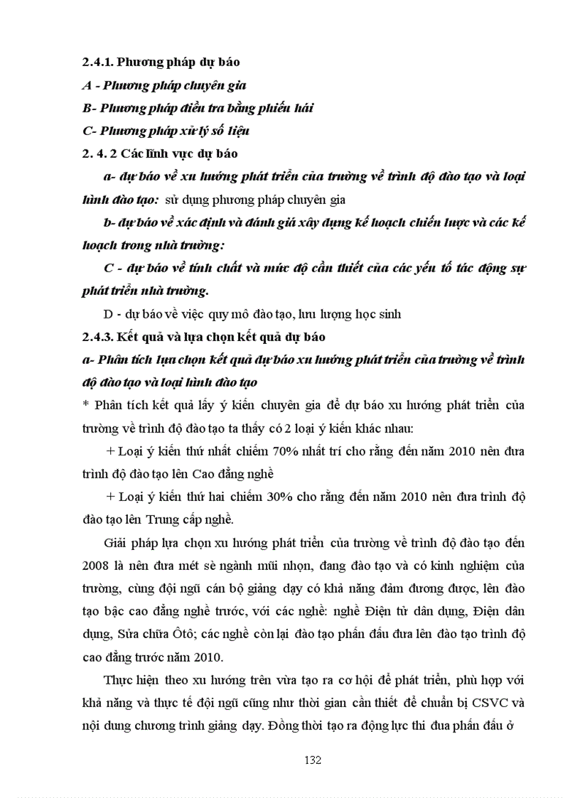 image for page Sử dụng phương pháp khung Logic để xây dựng chiến lược phát triển của Trường Kỹ nghệ I đến năm 2010