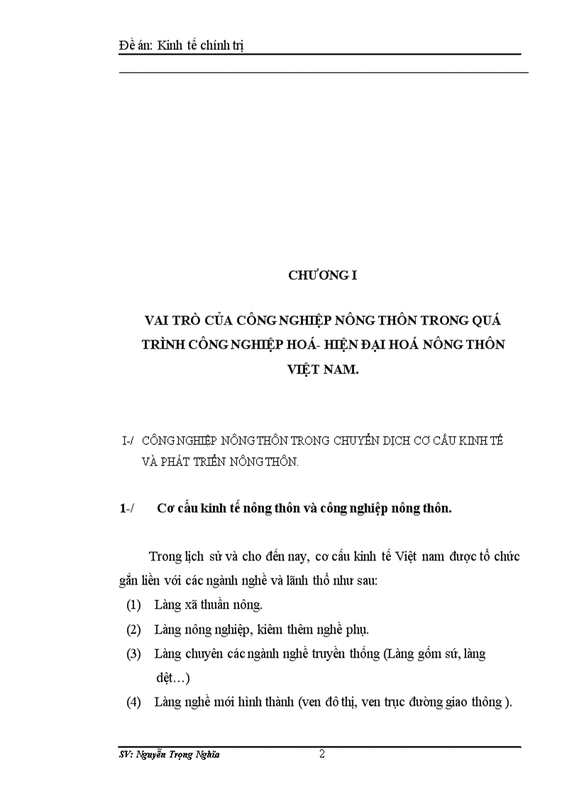 image for page Công nghiệp hoá Hiện đại hoá nông nghiệp nông thôn ở nước ta Thực trạng và giải pháp 1