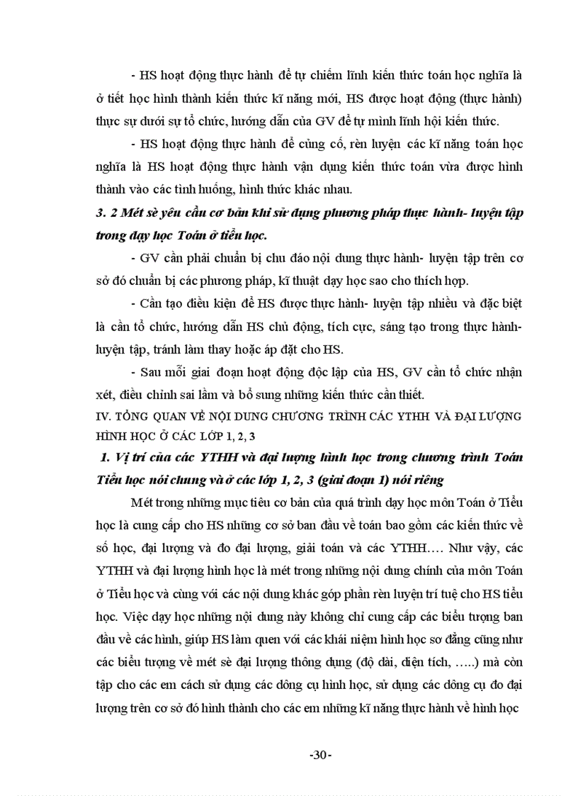 image for page Nghiên cứu sử dụng một số kĩ thuật dạy học vào dạy các yếu tố hình học và đại lượng hình học ở các lớp 1 2 3