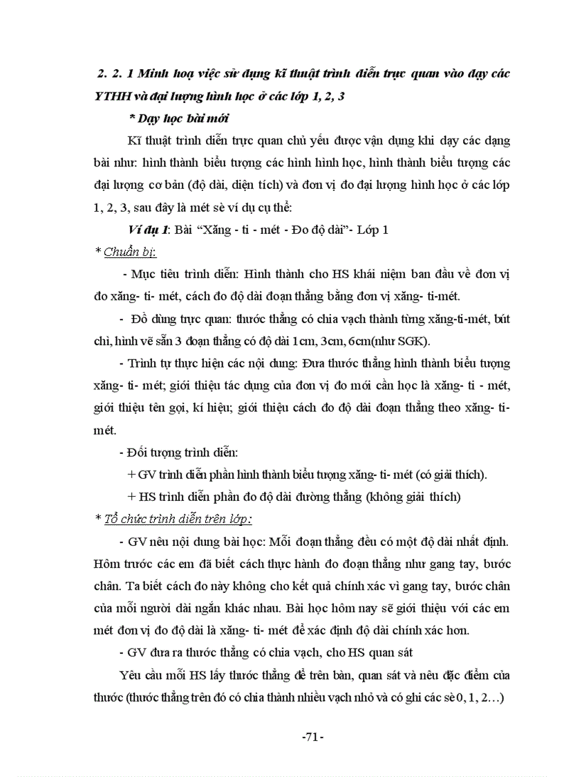 image for page Nghiên cứu sử dụng một số kĩ thuật dạy học vào dạy các yếu tố hình học và đại lượng hình học ở các lớp 1 2 3
