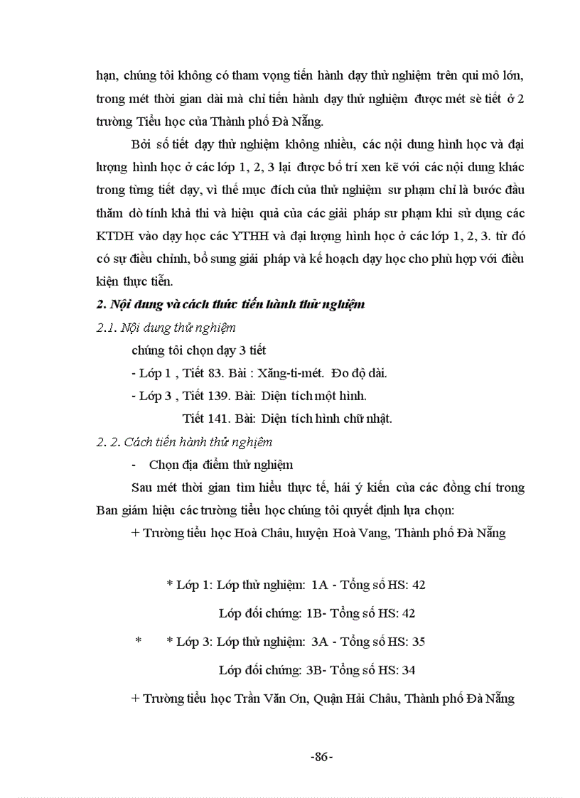 image for page Nghiên cứu sử dụng một số kĩ thuật dạy học vào dạy các yếu tố hình học và đại lượng hình học ở các lớp 1 2 3