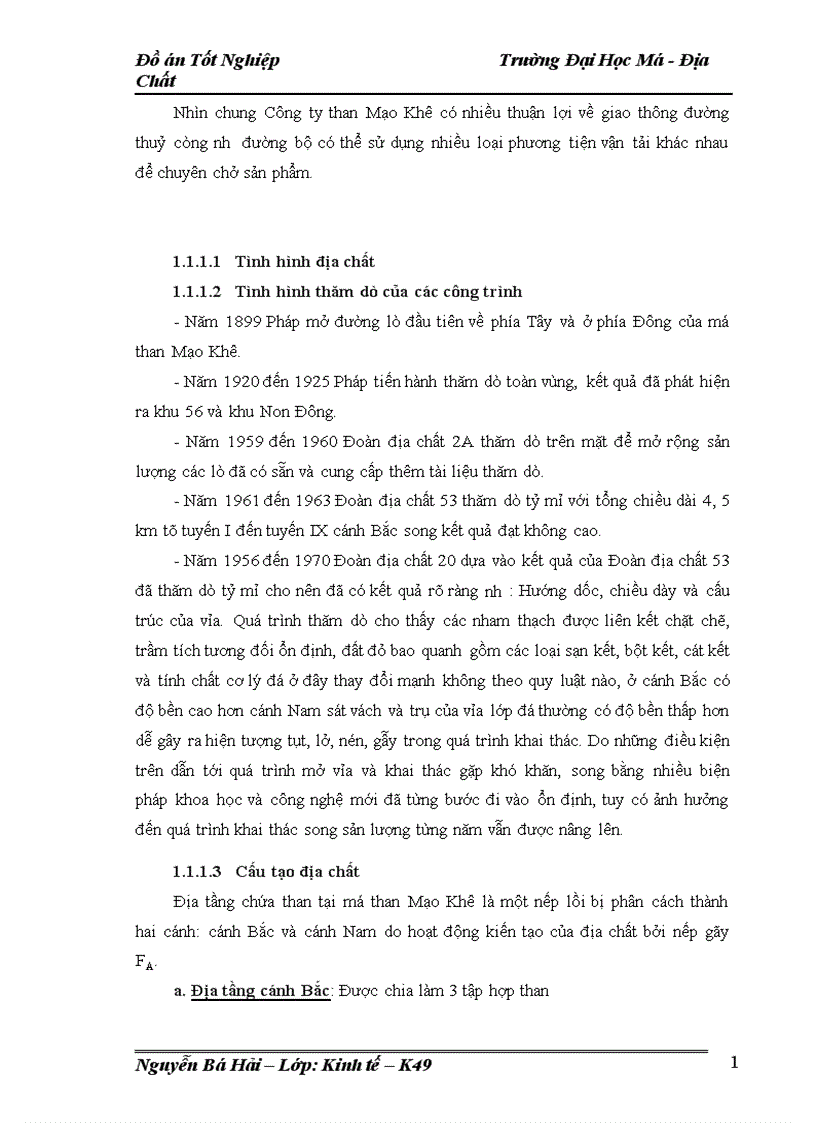 image for page Lập kế hoạch cung ứng vật tư kỹ thuật chủ yếu của Công ty than Mạo Khê năm 2009