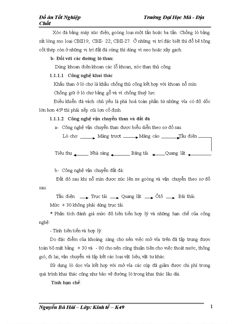 image for page Lập kế hoạch cung ứng vật tư kỹ thuật chủ yếu của Công ty than Mạo Khê năm 2009