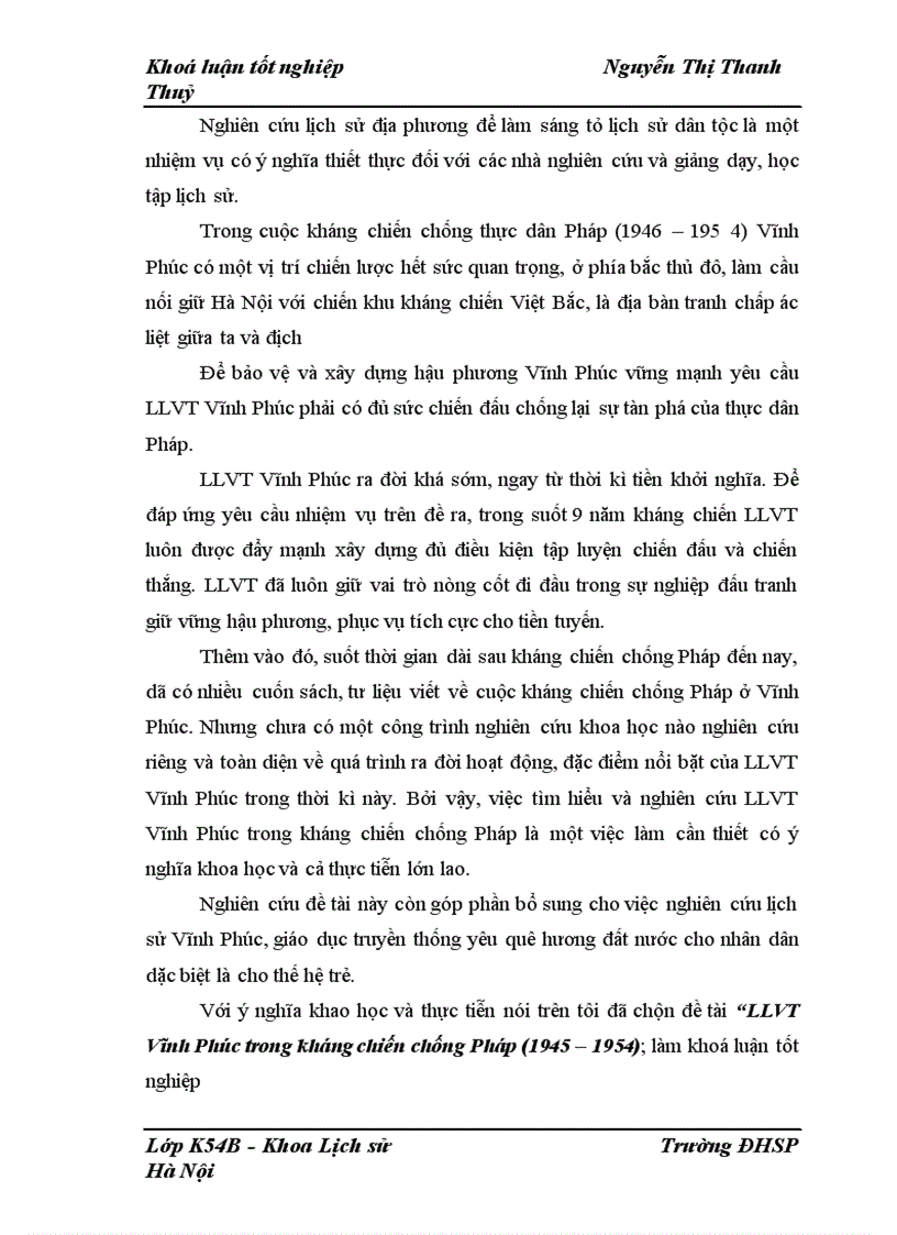 image for page LLVT Vĩnh Phúc trong kháng chiến chống Pháp 1945 1954