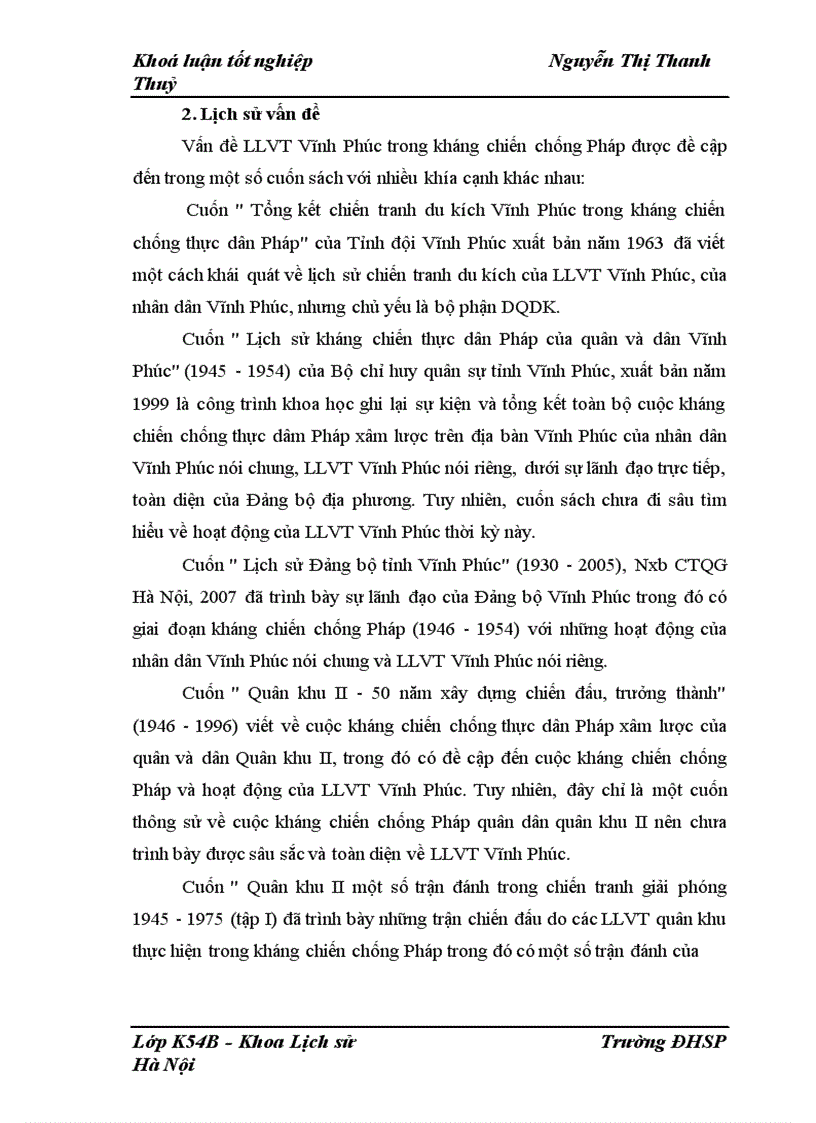 image for page LLVT Vĩnh Phúc trong kháng chiến chống Pháp 1945 1954