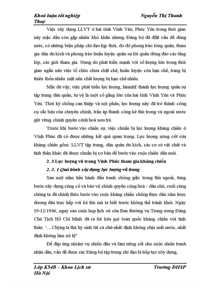 image for page LLVT Vĩnh Phúc trong kháng chiến chống Pháp 1945 1954