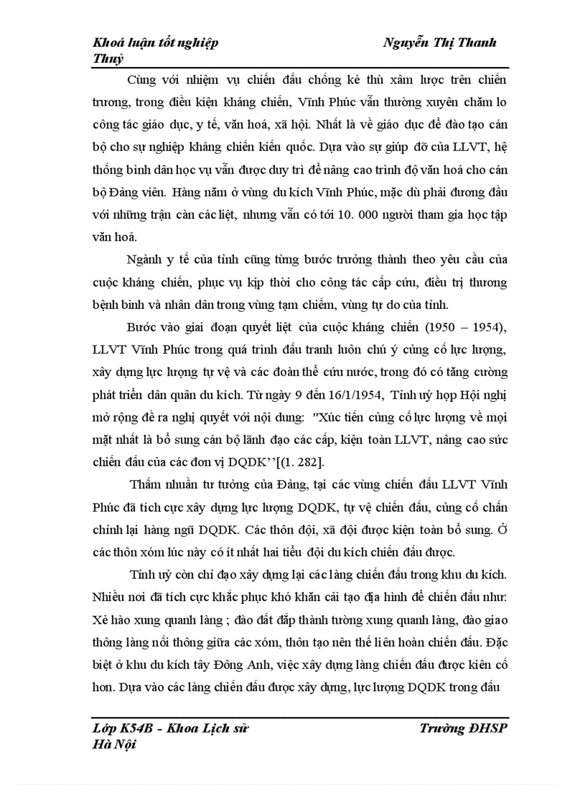 image for page LLVT Vĩnh Phúc trong kháng chiến chống Pháp 1945 1954