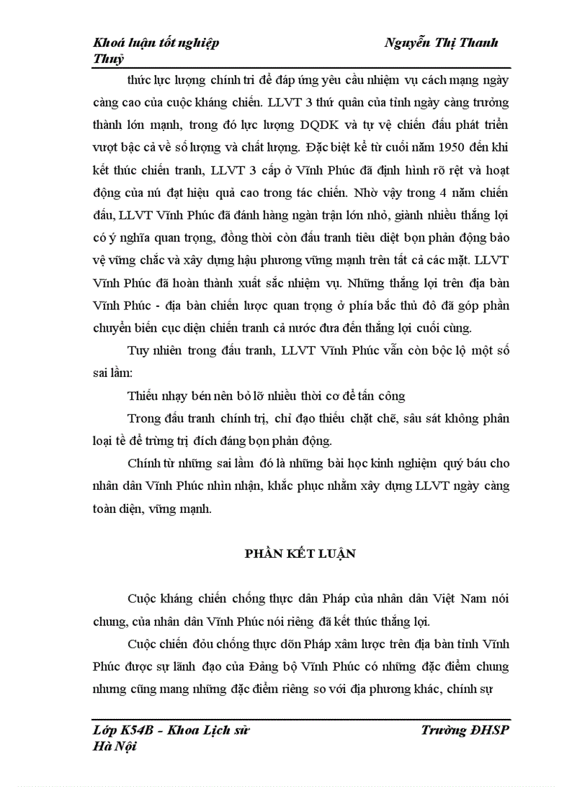image for page LLVT Vĩnh Phúc trong kháng chiến chống Pháp 1945 1954