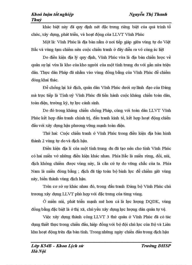 image for page LLVT Vĩnh Phúc trong kháng chiến chống Pháp 1945 1954