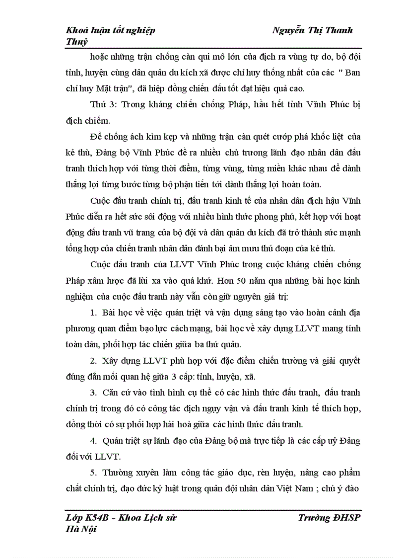 image for page LLVT Vĩnh Phúc trong kháng chiến chống Pháp 1945 1954