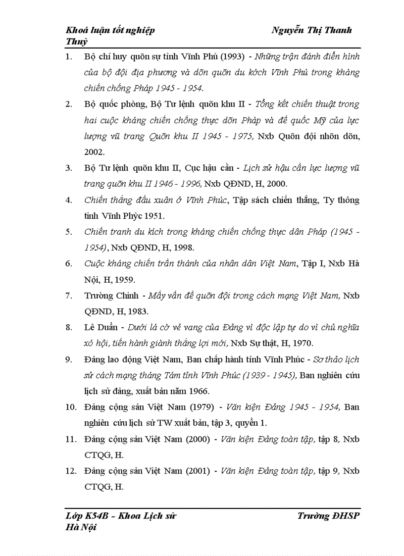 image for page LLVT Vĩnh Phúc trong kháng chiến chống Pháp 1945 1954