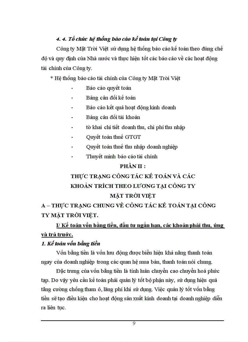 image for page Công tác tổ chức kế toán tiền lương và các khoản trích nộp theo lương tại Công ty Mặt Trời Việt 1