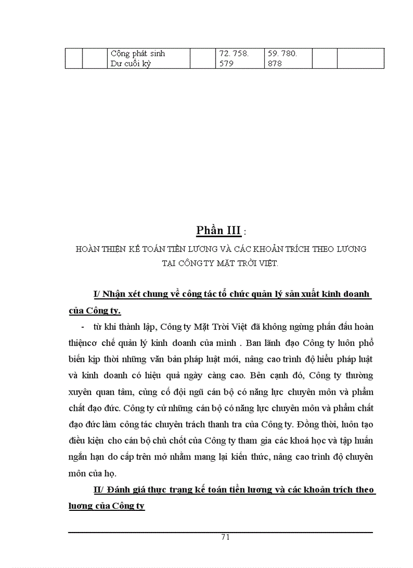 image for page Công tác tổ chức kế toán tiền lương và các khoản trích nộp theo lương tại Công ty Mặt Trời Việt 1