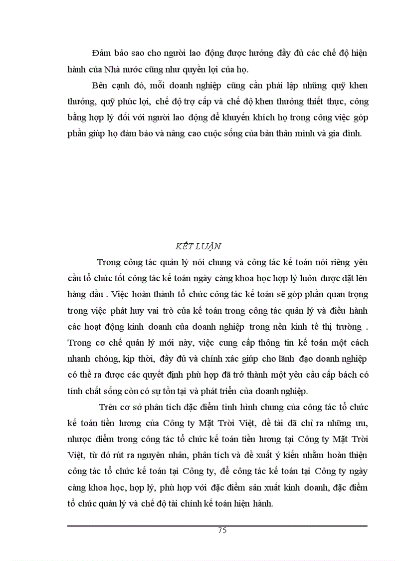 image for page Công tác tổ chức kế toán tiền lương và các khoản trích nộp theo lương tại Công ty Mặt Trời Việt 1