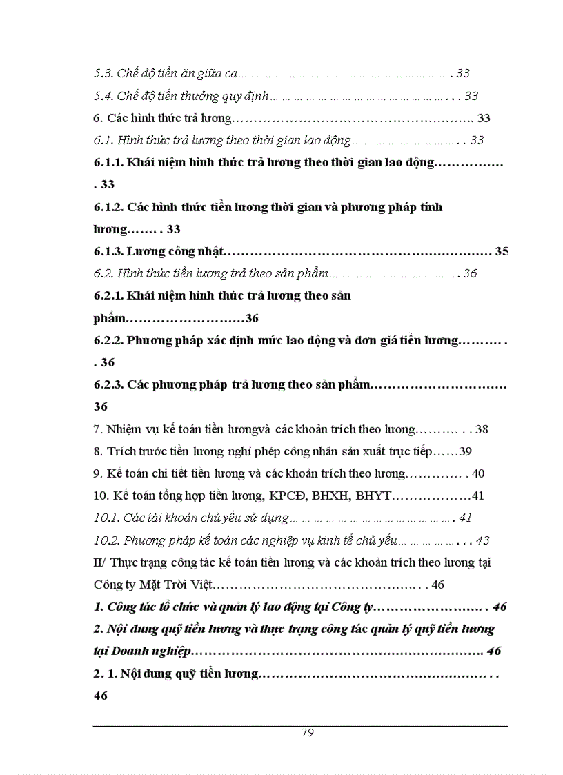 image for page Công tác tổ chức kế toán tiền lương và các khoản trích nộp theo lương tại Công ty Mặt Trời Việt 1