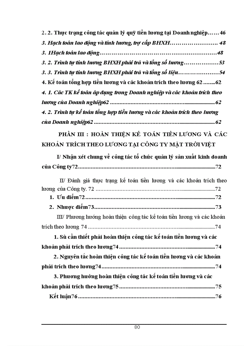 image for page Công tác tổ chức kế toán tiền lương và các khoản trích nộp theo lương tại Công ty Mặt Trời Việt 1