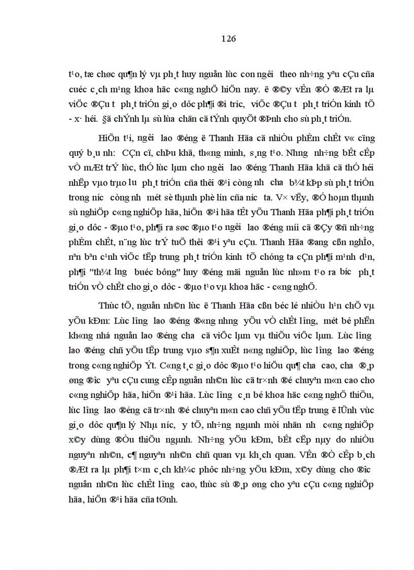 image for page Phương hướng và những giải pháp chủ yếu nhằm nâng cao chất lượng nguồn nhân lực trong sự nghiệp công nghiệp hóa hiện đại hóa ở tỉnh Thanh Hóa