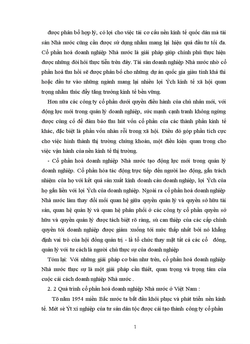 image for page Cổ phần hoá doanh nghiệp trong quá trình chuyển đổi nền kinh tế 1
