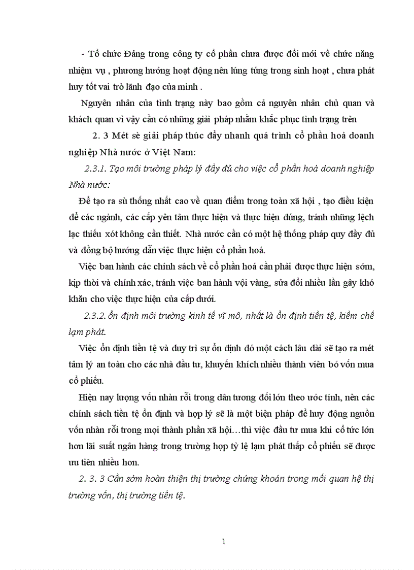 image for page Cổ phần hoá doanh nghiệp trong quá trình chuyển đổi nền kinh tế 1