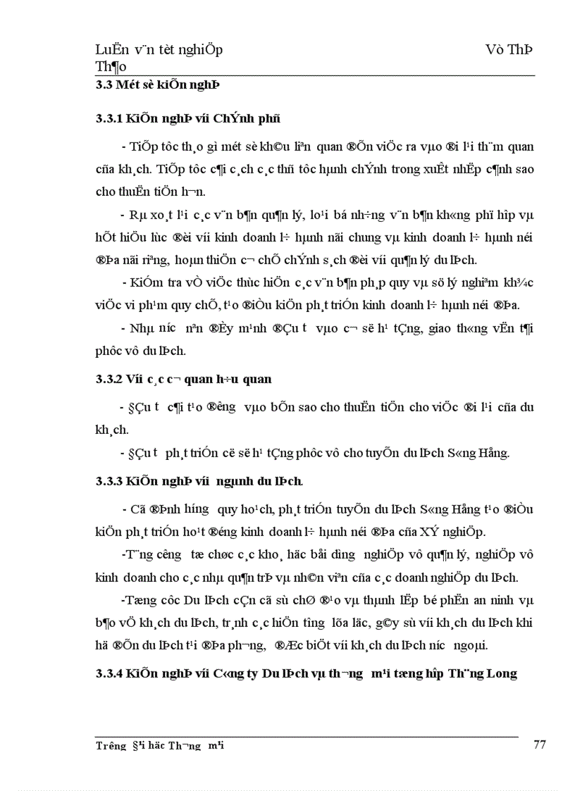 image for page Giải pháp phát triển hoạt động kinh doanh lữ hành nội địa của Xí nghiệp Đầu tư và phát triển du lịch Sông Hồng thuộc Công ty Du lịch và thương mại tổng hợp Thăng Long 1