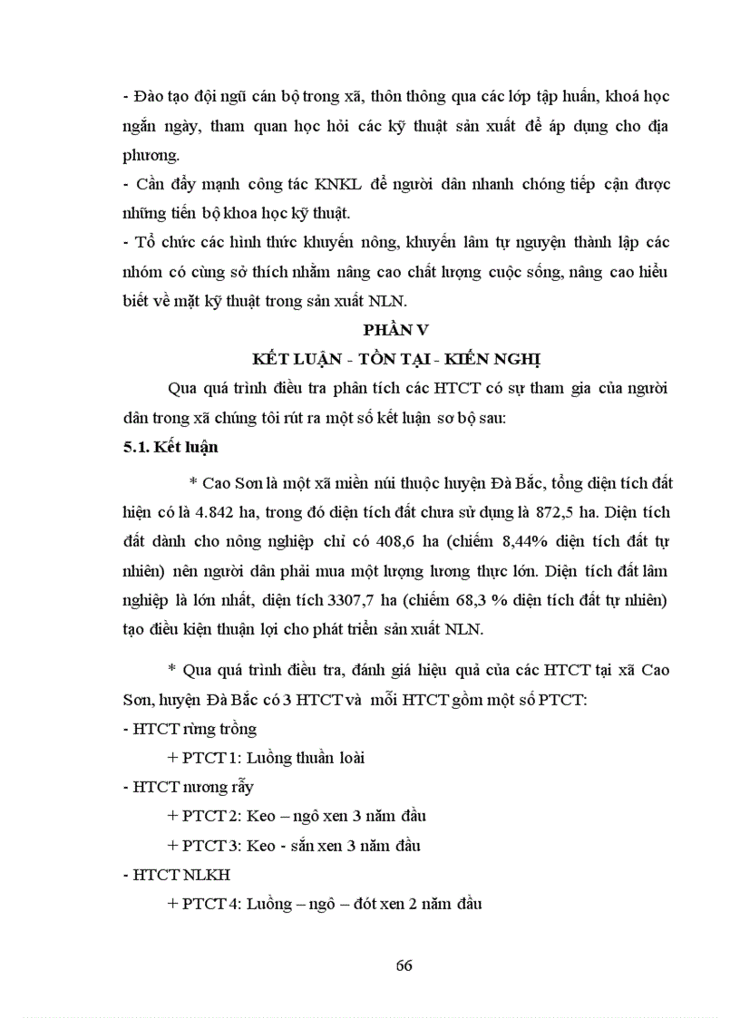 image for page Đánh giá hiệu quả của một số hệ thống canh tác điển hình tại xã Cao Sơn huyện Đà Bắc tỉnh Hòa Bình
