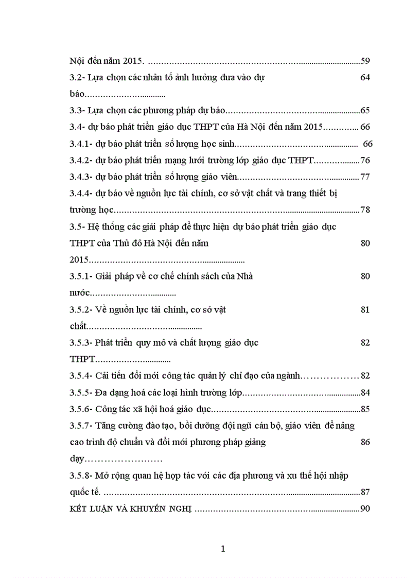 image for page Dự báo phát triển giáo dục THPT của Thủ đô Hà Nội đến năm 2015 1