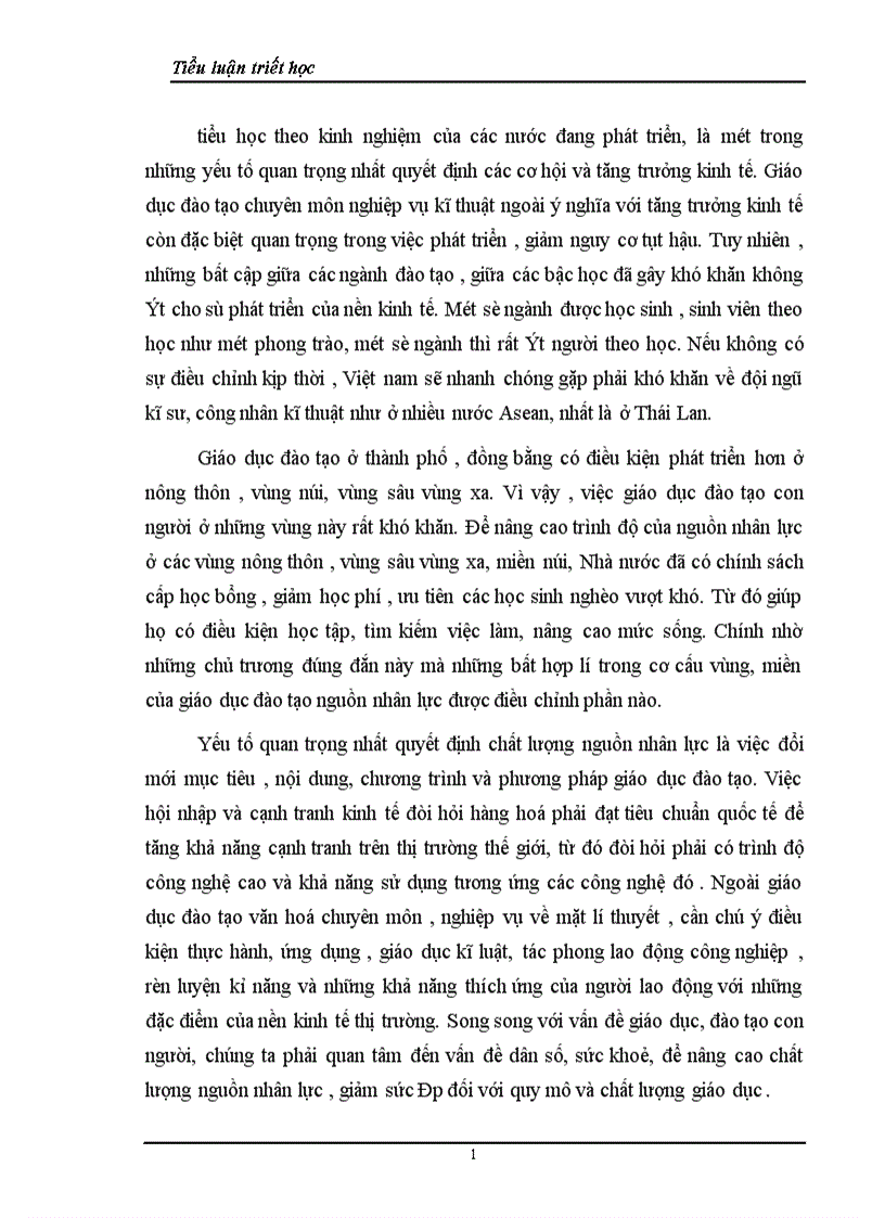 image for page Lý luận về con người và vấn đề về đào tạo nguồn lực con người trong sự nghiệp công nghiệp hoá hiện đại hoá đất nước 1