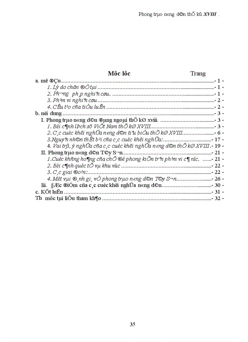 image for page Khởi nghĩa nông dân thế kỉ XVIII