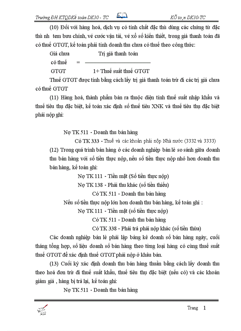 image for page Tổ chức công tác kế toán bán hàng và xác định kết quả tại Công Ty Rượu Đồng xuân 1