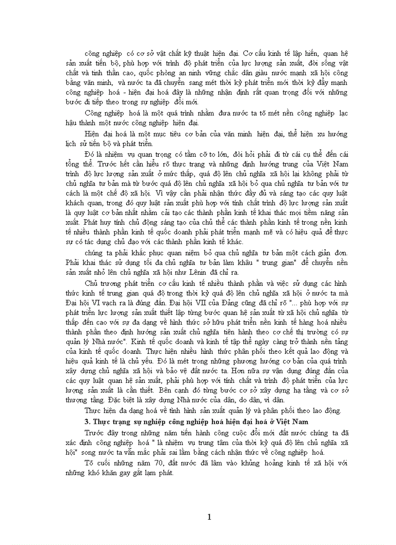 image for page Vận dụng lýluận học thuyết về hình thái kinh tế xã hội vào sự nghiệp công nghiệp hoá hiện đại hoá ở Việt Nam 1