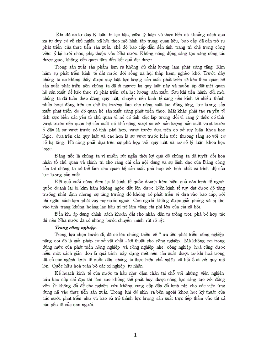 image for page Vận dụng lýluận học thuyết về hình thái kinh tế xã hội vào sự nghiệp công nghiệp hoá hiện đại hoá ở Việt Nam 1