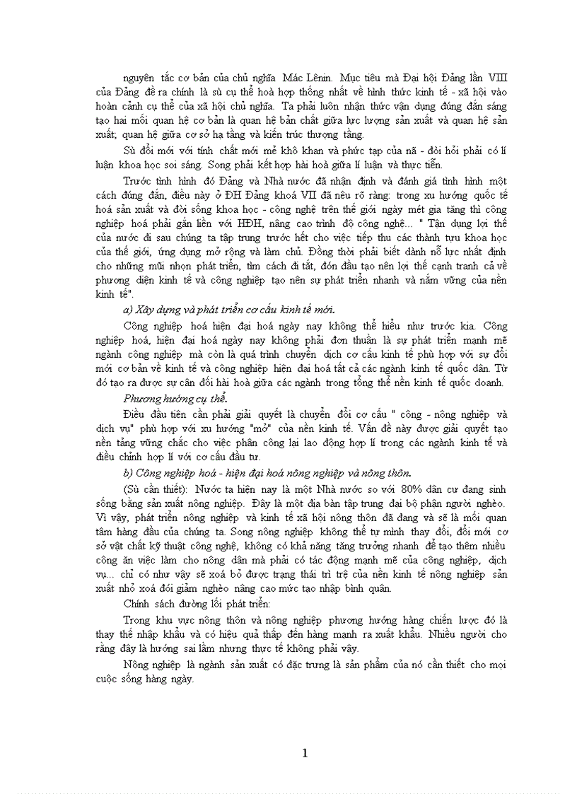 image for page Vận dụng lýluận học thuyết về hình thái kinh tế xã hội vào sự nghiệp công nghiệp hoá hiện đại hoá ở Việt Nam 1