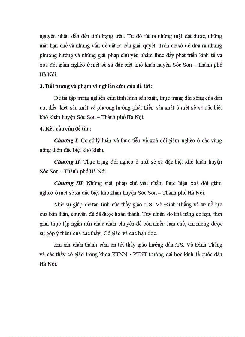image for page Thực trạng và những giải pháp chủ yếu nhằm xoá đói giảm nghèo ở một số xã đặc biệt khó khăn huyện Sóc Sơn Thành phố Hà nội 1