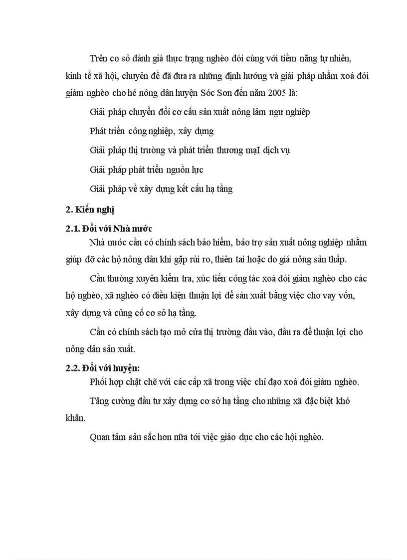 image for page Thực trạng và những giải pháp chủ yếu nhằm xoá đói giảm nghèo ở một số xã đặc biệt khó khăn huyện Sóc Sơn Thành phố Hà nội 1