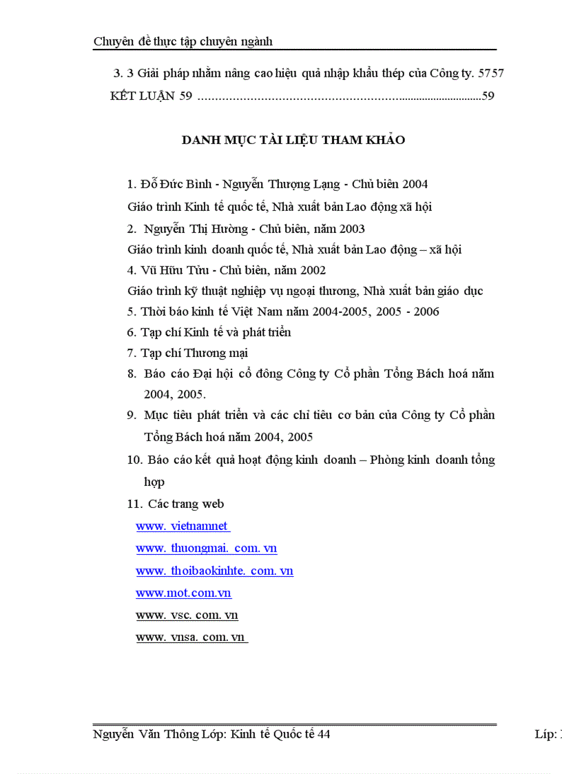 image for page Hoạt động nhập khẩu thép của Công ty Cổ phần Tổng Bách hoá Bộ Thương mại Thực trạng và giải pháp 1