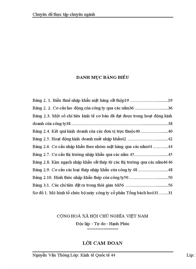 image for page Hoạt động nhập khẩu thép của Công ty Cổ phần Tổng Bách hoá Bộ Thương mại Thực trạng và giải pháp 1