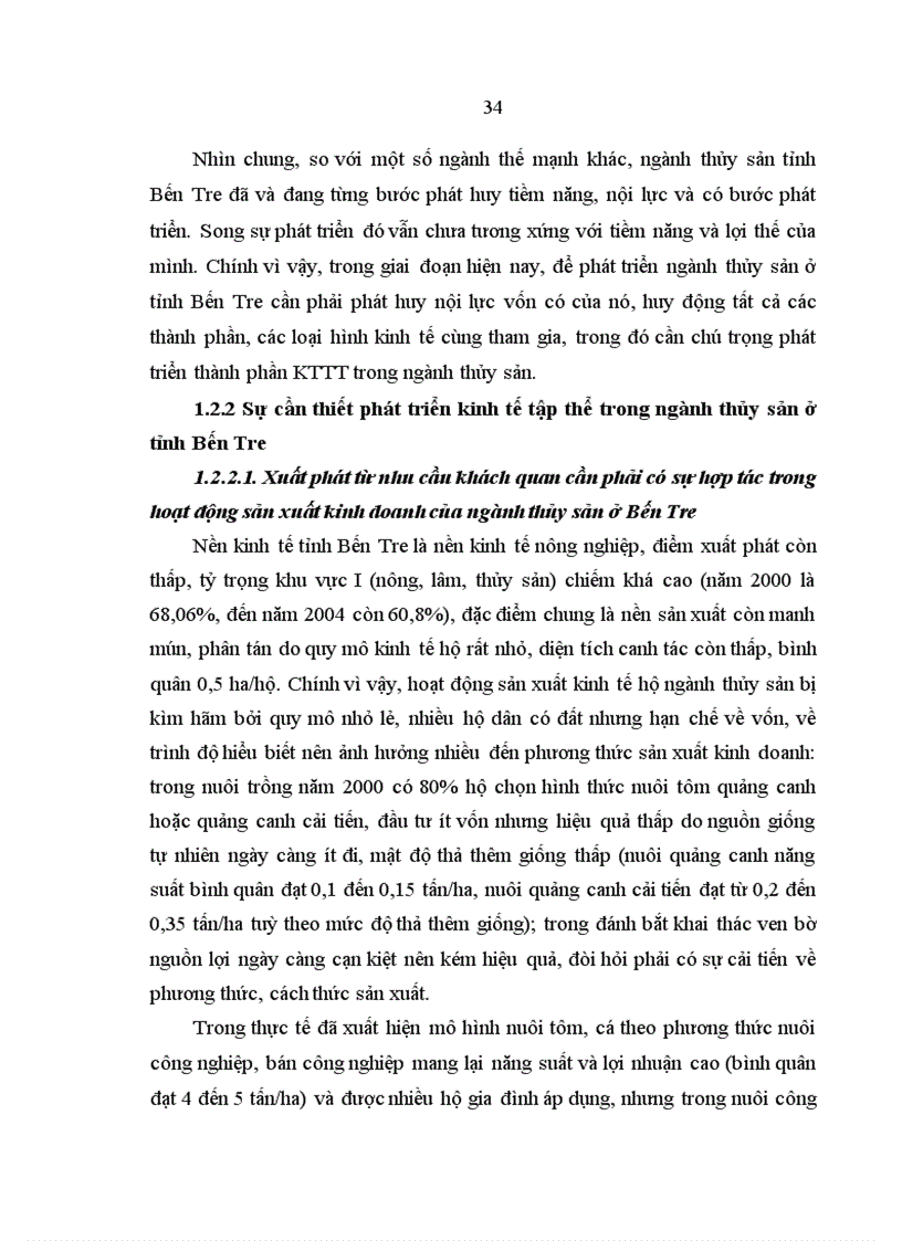 image for page Kinh tế tập thể trong ngành thủy sản tỉnh Bến Tre Thực trạng và giải pháp