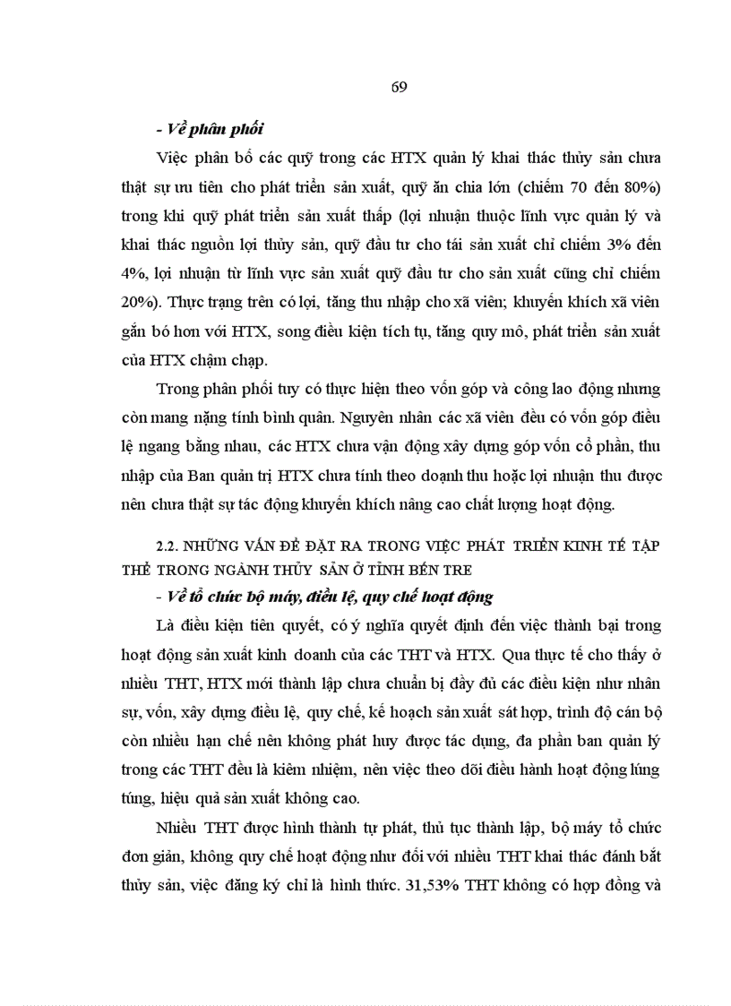 image for page Kinh tế tập thể trong ngành thủy sản tỉnh Bến Tre Thực trạng và giải pháp