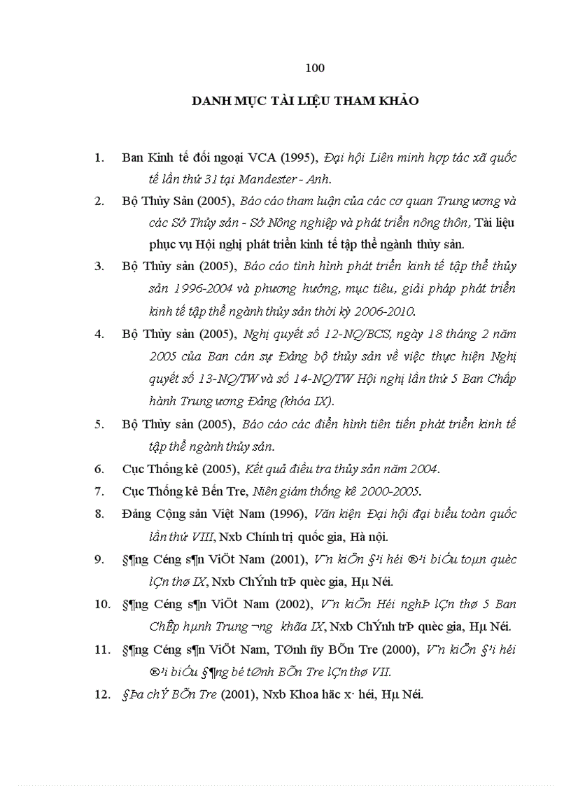 image for page Kinh tế tập thể trong ngành thủy sản tỉnh Bến Tre Thực trạng và giải pháp