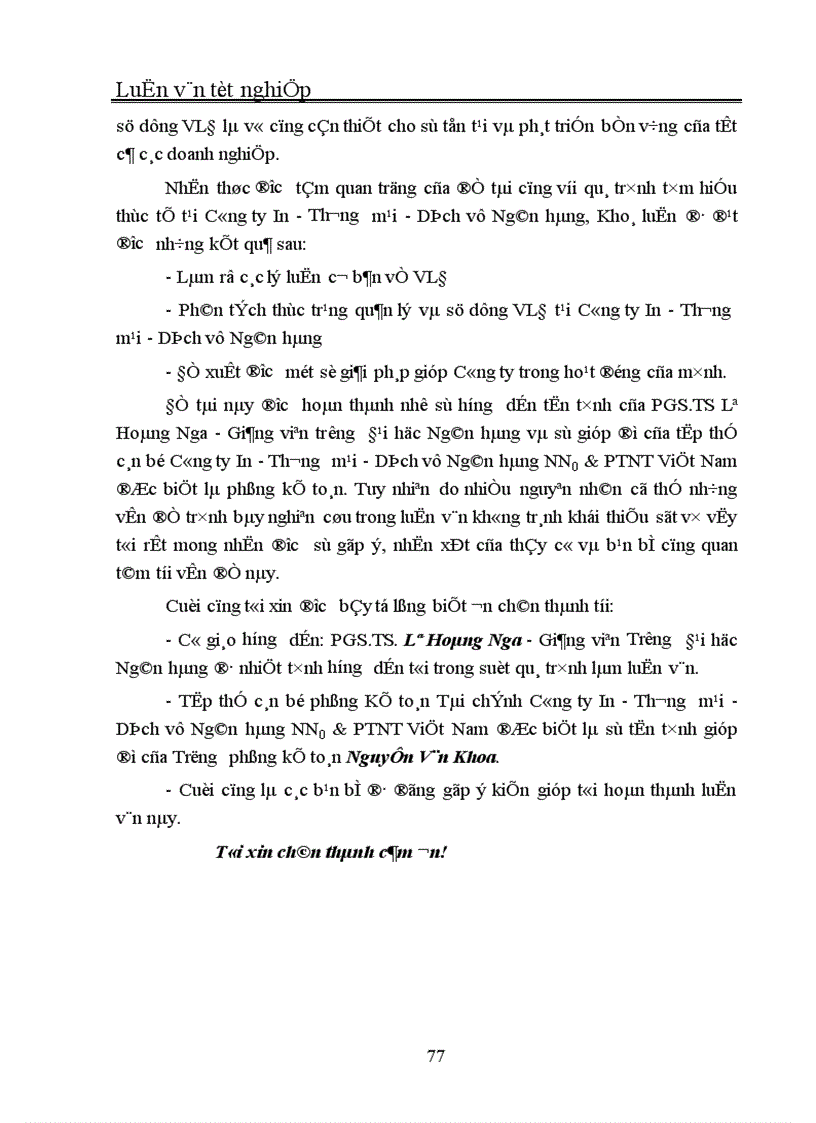 image for page Quản trị và nâng cao hiệu quả sử dụng vốn lưu động tại Công ty In Thương mại Dịch vụ Ngân hàng 1