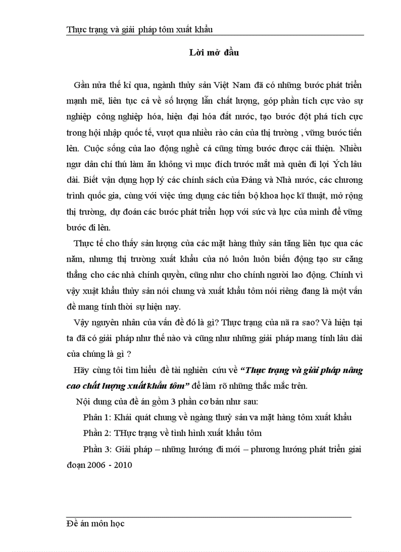 image for page Thực trạng và giải pháp nâng cao chất lượng xuất khẩu tôm