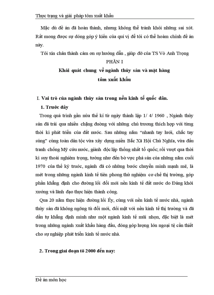 image for page Thực trạng và giải pháp nâng cao chất lượng xuất khẩu tôm