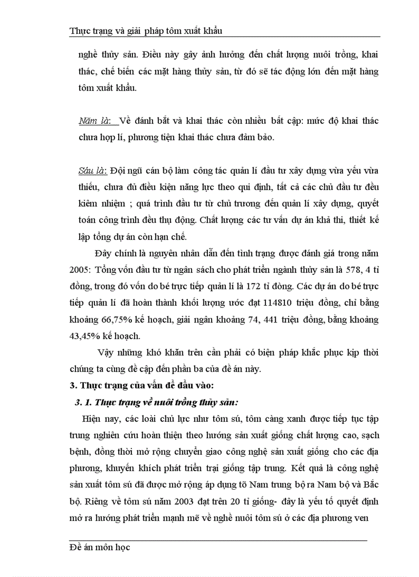 image for page Thực trạng và giải pháp nâng cao chất lượng xuất khẩu tôm