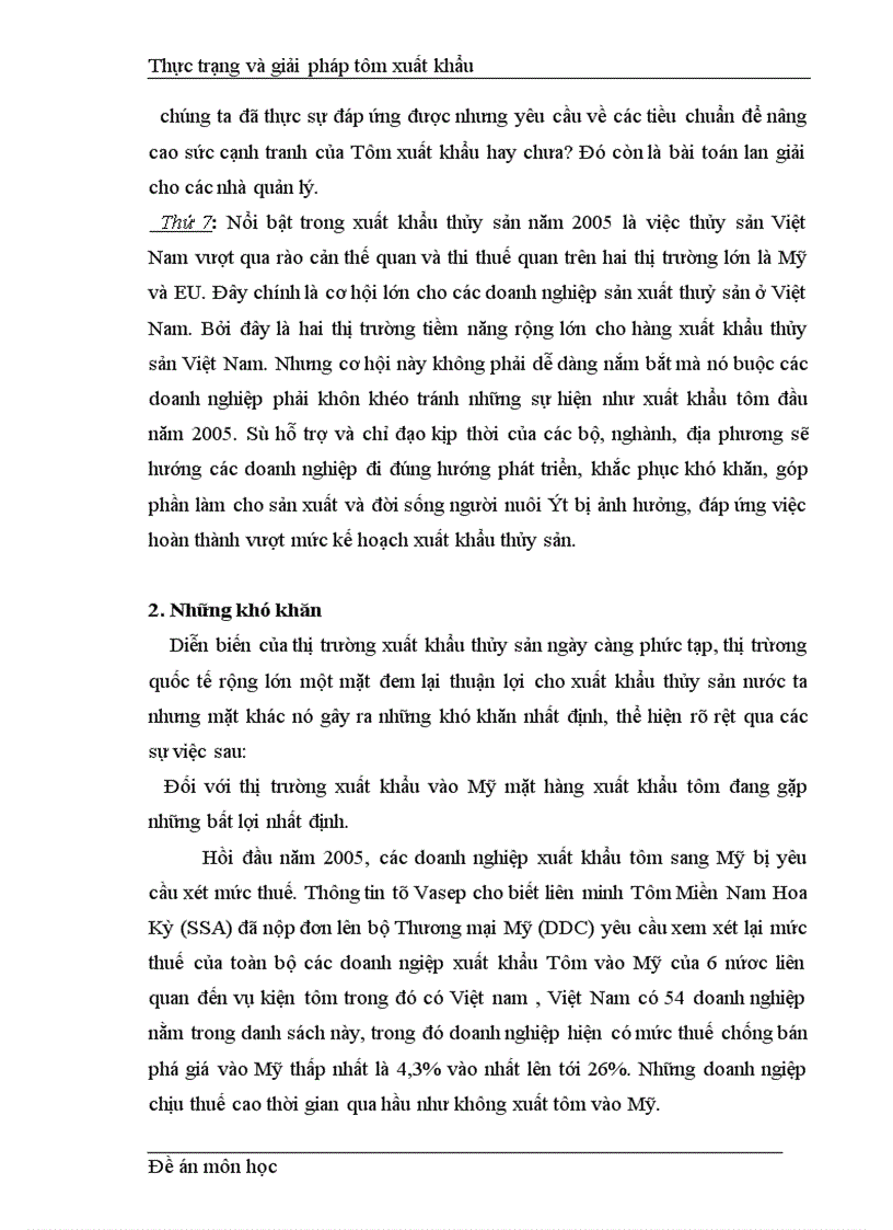 image for page Thực trạng và giải pháp nâng cao chất lượng xuất khẩu tôm