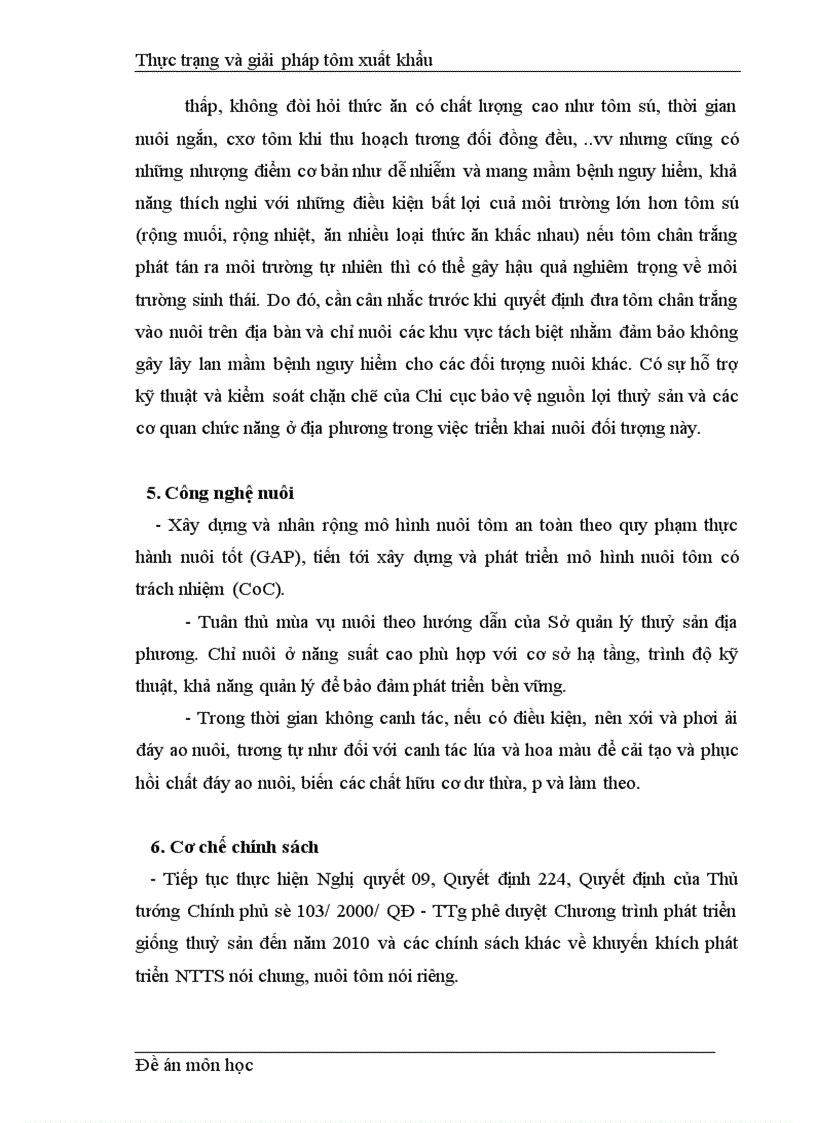 image for page Thực trạng và giải pháp nâng cao chất lượng xuất khẩu tôm